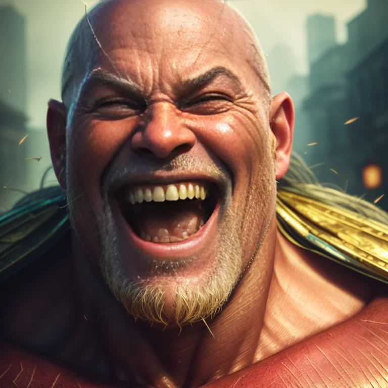 A Portrait Of A Laughing, Toxic, Muscle, God, Elder, Epic Re...