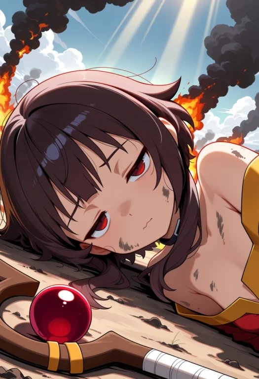 Masterpiece,best Quality,score7, 1girl, Megumin, Upper Body,...