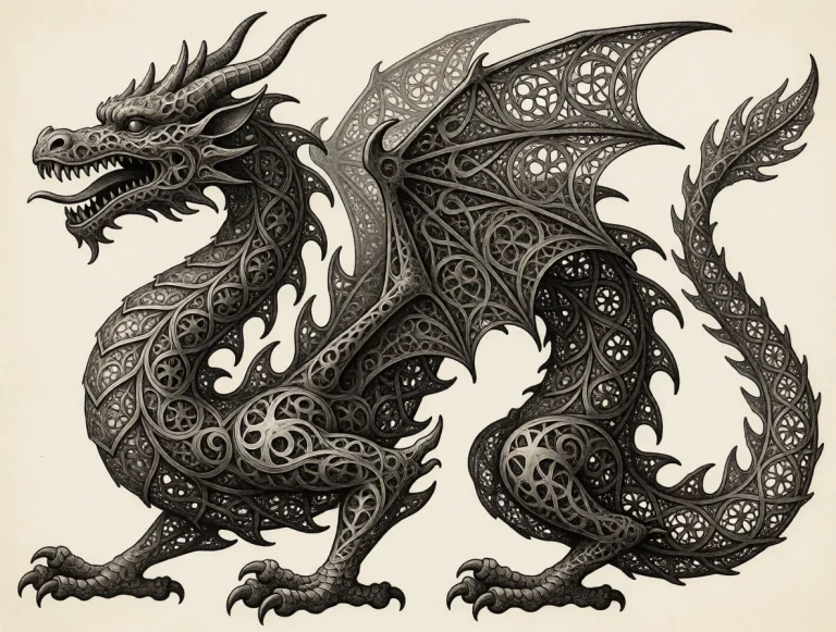 Create A Highly Intricate Mathematical Artwork Generated Fro...