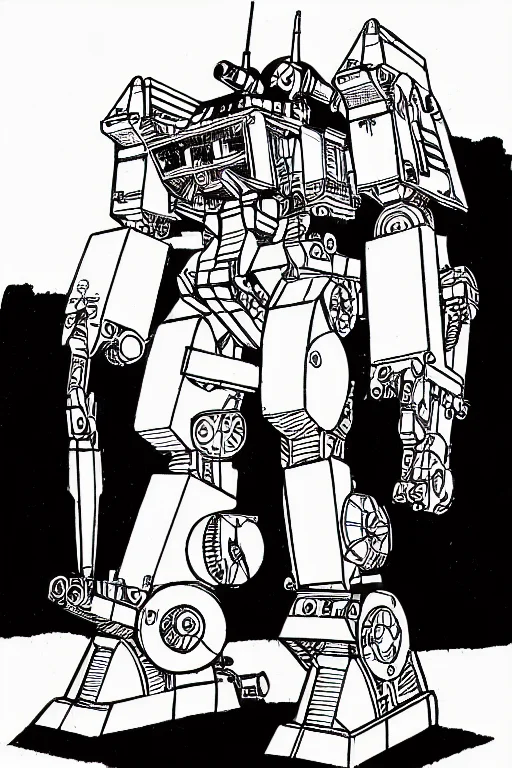 Mechbattletechclassictr3025, Monochrome, Battlemaster, Srm6,...