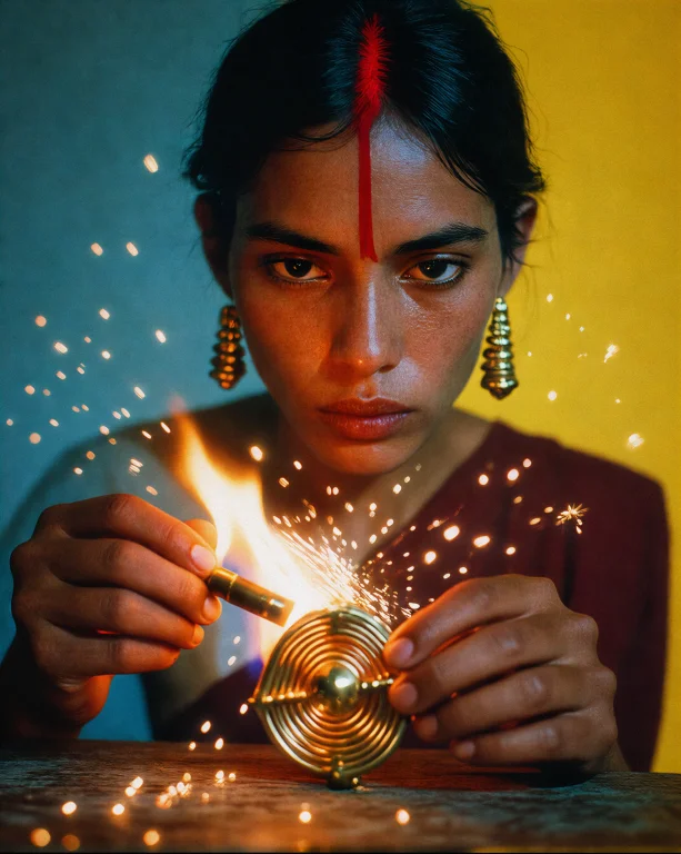 Velkoris Create A Portrait Of A Woman With Deep Brown Skin B...