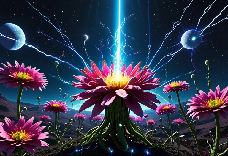 Outer Space Cosmic Battle,several Small Spaceships In Shapes...