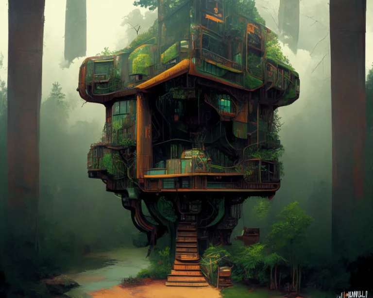 Junglepunk-house