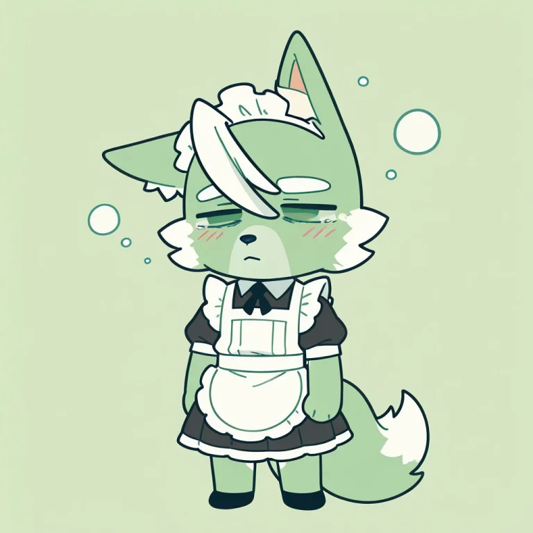 Masterpierce,1boy,solo,mr.wolfgangcafe Animal,chibi,furry,wo...