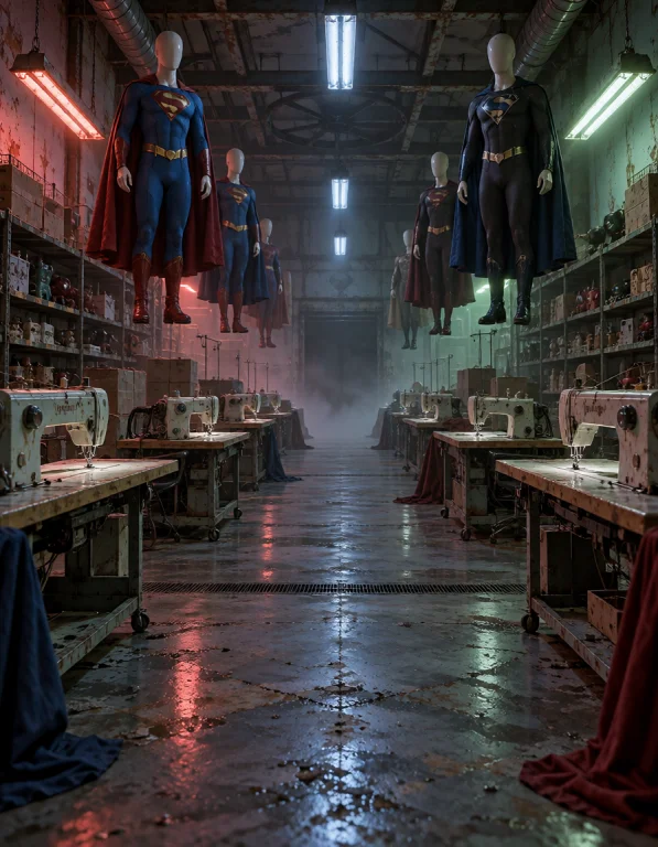 Abandoned Toy F4ct0ry, Abandoned Superhero Costume Workshop,...