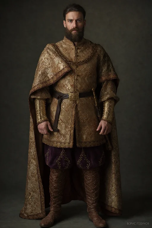 Portrait Of An Adult Male, A 50-year-old Man  Crowned Usurpe...