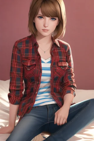 Portrait Of Maxcaulfield ,solo, Shirt, Brown Hair, Short Hai... — Stable Diffusion AI Prompt: portrait of maxcaulfield ,solo, shirt, brown hair, short hair, realistic, upper...