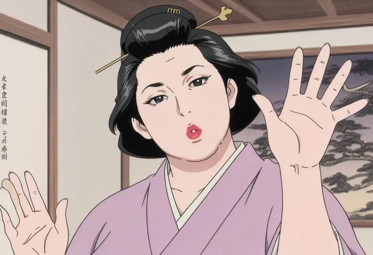 Maiukiyo-e, Ukiyo-e, Flatcolor, Traditionalmedia, Anime Colo...