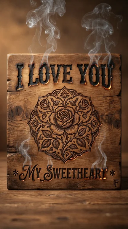 Edit The Provided Square Image Of A Rustic Wooden Sign. Reta...