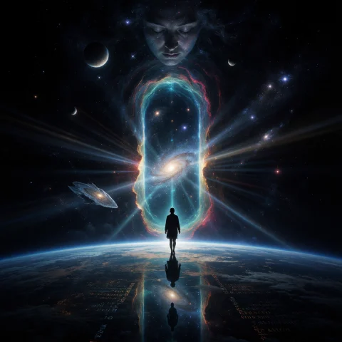 Gate To The Universe — Stable Diffusion AI Prompt: gate to the universe