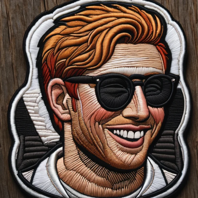 Face Sideview Of A Man Blonde Ginger Redhead In His 40ies In...