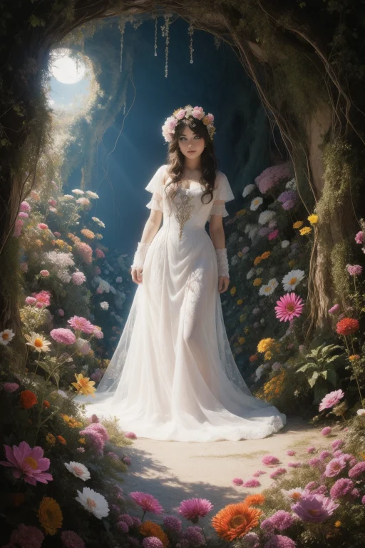 1girl, Lovely Redshift Render, Spring Dungeon And Field, Int...