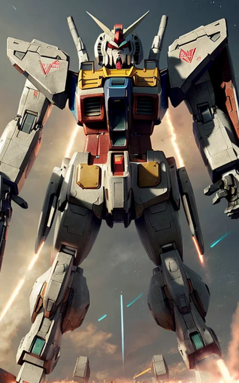 Loragundamrx780.8 A Giant Gundam Rx78 1.2 Robot With A Gun I...