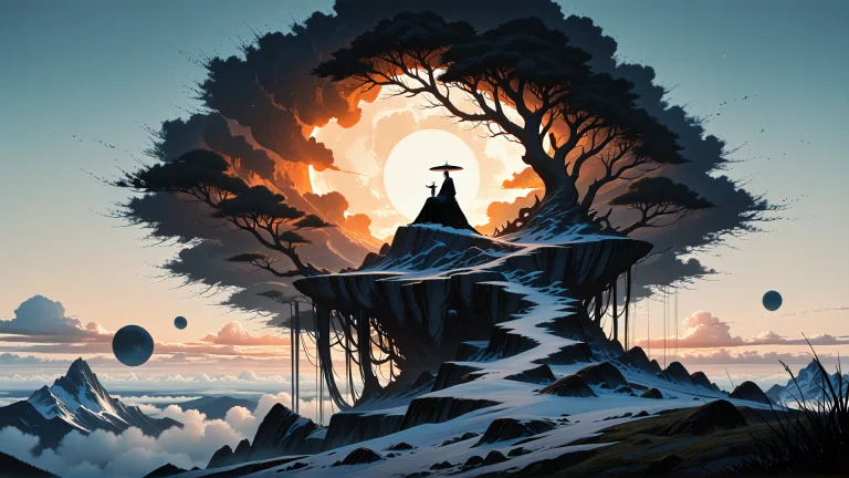 Embedxleasylazyembedslazypos, Dream Like Landscape With Blac...