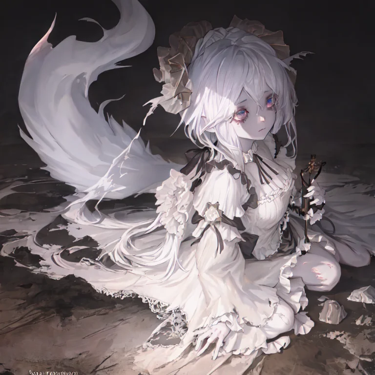 Spooky, Creepy, Girl, Ghost Girl, Ghost, Ghst-3000