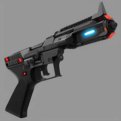 Embcircrex-1000, Sci-fi Gun, Pistol, Sword, 4k, High Quality...