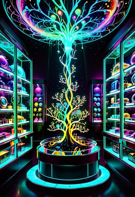Spabstra, High Contrast, Colorful Line, Biolumens Universe,...