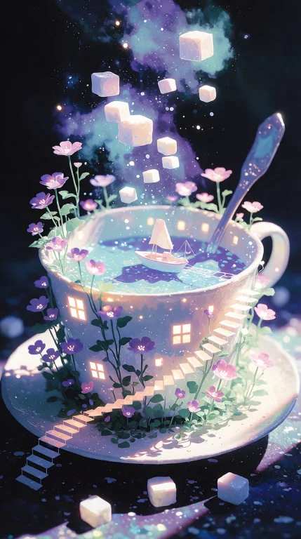 Enormousfloatingteacup, Miniaturecottageinsideteacup, Tinywi...