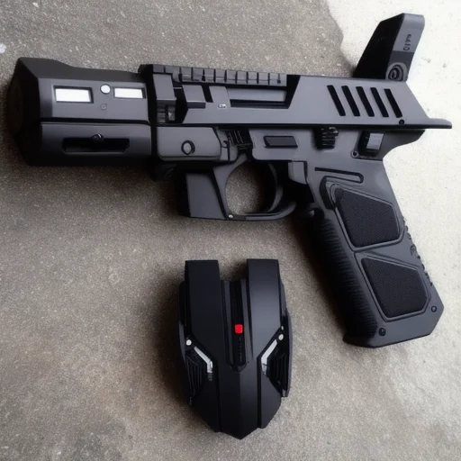 Embcircrex-1000, Sci-fi Pistol, Techwear, 4k, High Quality,...