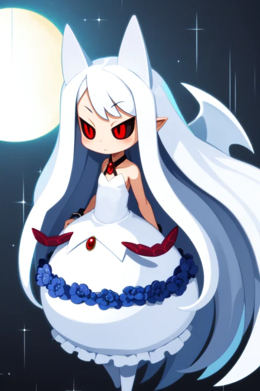 Masterpiece, Bestquality, 1girl, Solo, White Hair, Red Eyes,...