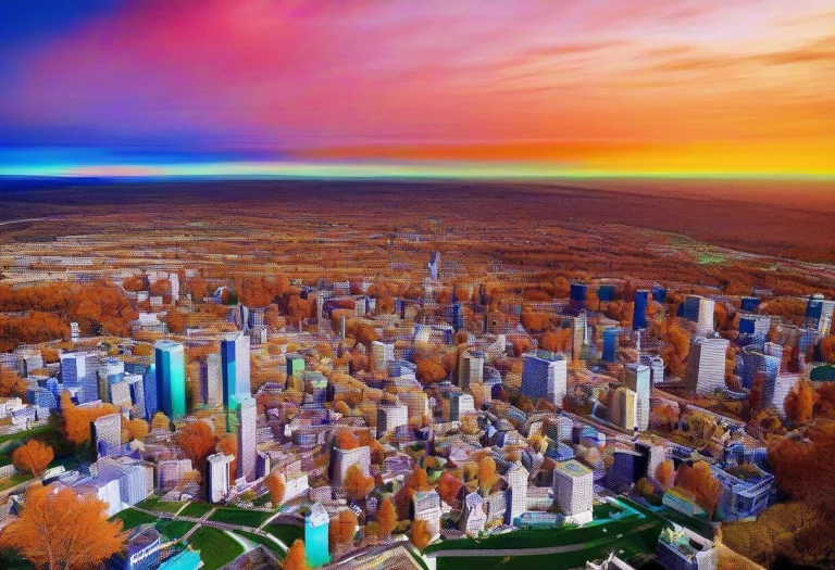 A Floating City Tethered Above Toxic Clouds, Physically Base...