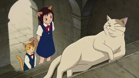 Ctrtrns2002, A Young Girl With Cat-like Ears And A School Un... — Stable Diffusion AI Prompt: ctrtrns2002, A young girl with cat-like ears and a school uniform stands beside...