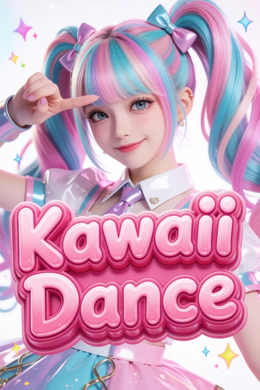 A Vibrant Promotional Cover Featuring The Cute, Bold 3d Typo...