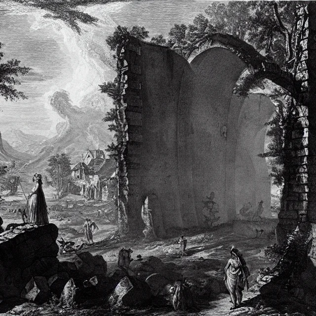 A Black And White Drawing Of Princess Woman And Man In A Pla...