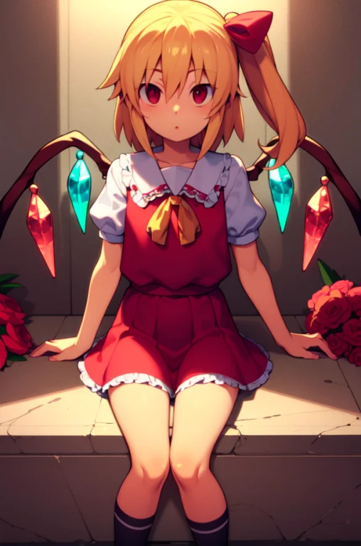 Masterpiece, Bestquality, 1girl, Solo, Flandre Scarlet, Lora...