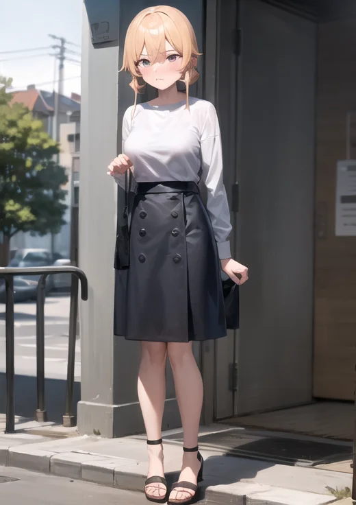 Lorachar-nakiri Erina-v21, 1girl, Nakiri Erina, Standing, Em...