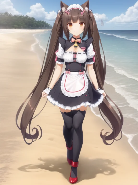 Loraneko-v10.75, Chocomaid, 1girl, Cat Ear Legwear, Solo, An...