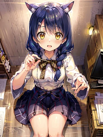 Loramegumitadokoro1,high Res, Masterpiece,megumi Tadokoro, B... — Stable Diffusion AI Prompt: ,high res, masterpiece,Megumi Tadokoro, blue hair, solo, 1girl,outside,deatailed...