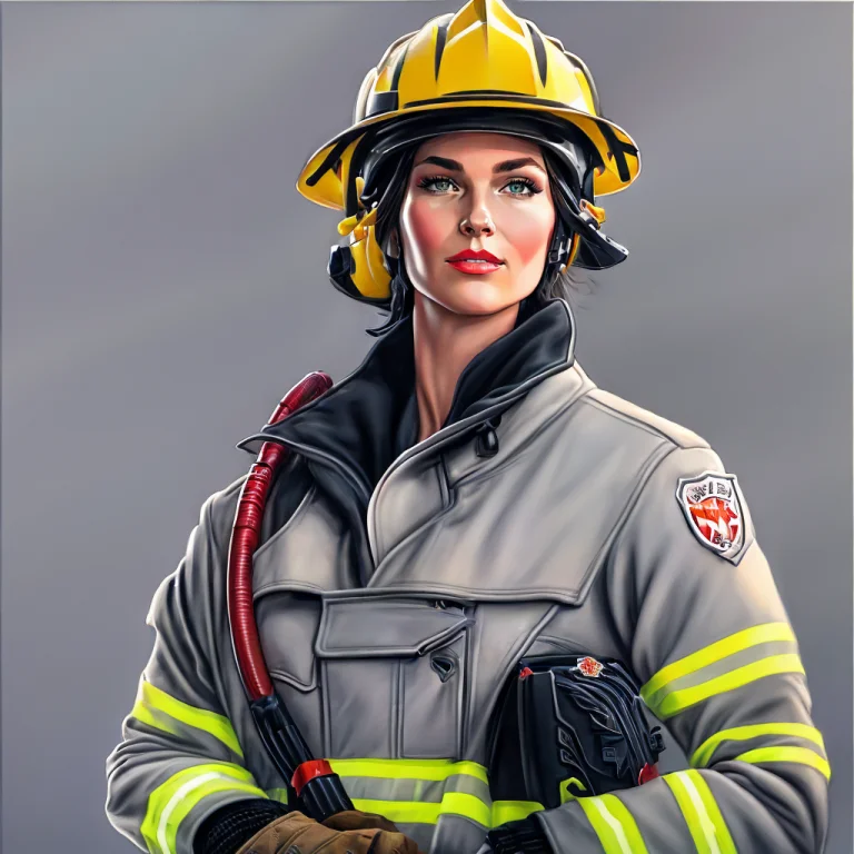 Female Firefighter In Toronto Scg768-bliss