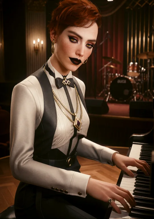 Auca This Is A Digital, Hyper-realistic Portrait Of A Young...
