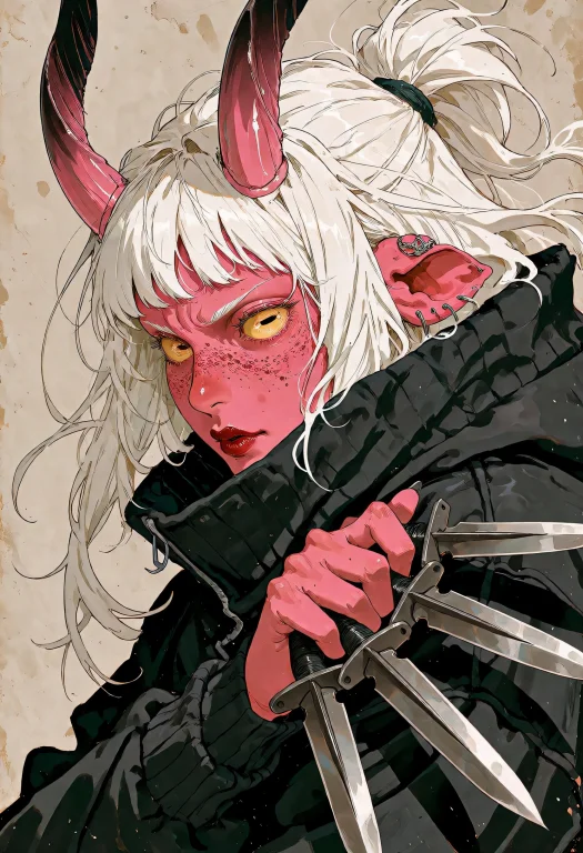 Fading With An Optical Camouflage, Tyrannycr, A Pink-skinned...