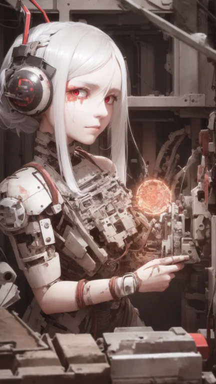 Dissection1.3 Of A Damaged1.2 Machine1.1 With White Hair And...