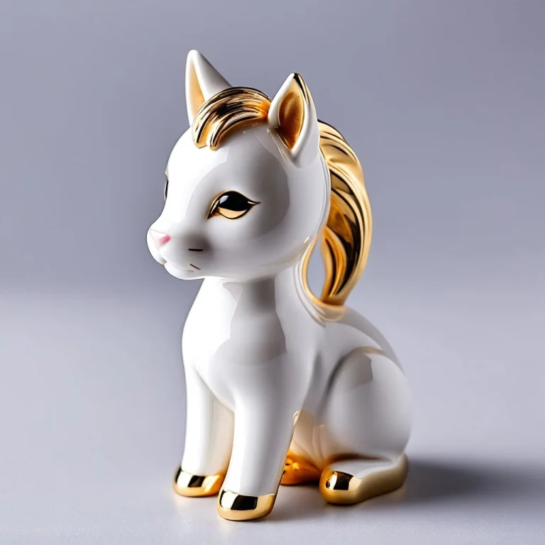 Porcelain Mix Gold Style Pony, Masterpiece, Score9, Score8up...