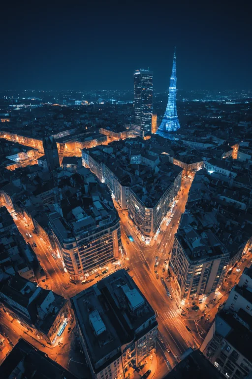 Lorametroplex-blue Hour0.0, Blue Hour Photography City,by Al...