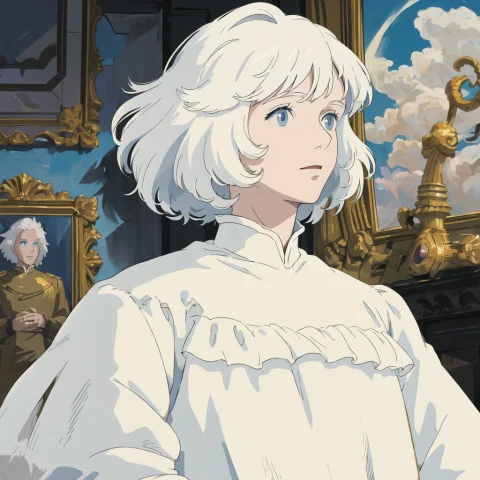 Best Quality, Masterpiece,white Hair, Blue Eyes, Upper Bodyl... — Stable Diffusion AI Prompt: best quality, masterpiece,white hair, blue eyes, upper body