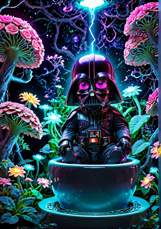 Cinematic Still Hyperdetailed Photography Of A Chibi Pink Da...