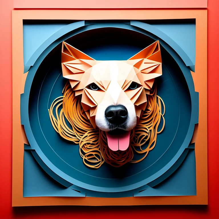 A Dog Eating Spaghetti, Mdjrny-ppc768
