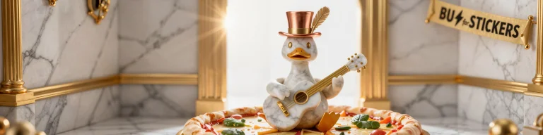 Macro World, Small Sculpture, Duck Sculpture, Made Of Marble...