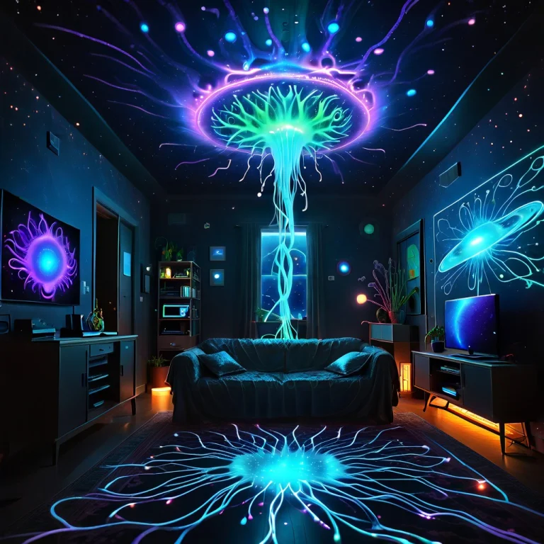 An Alien Apartment. Anating From The Subject Itself, Like De...