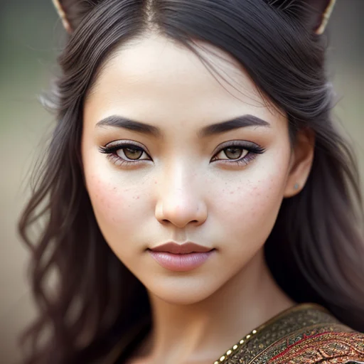 Foxie Woman, Natural Skin Texture, 24mm, 4k Textures, Soft C...