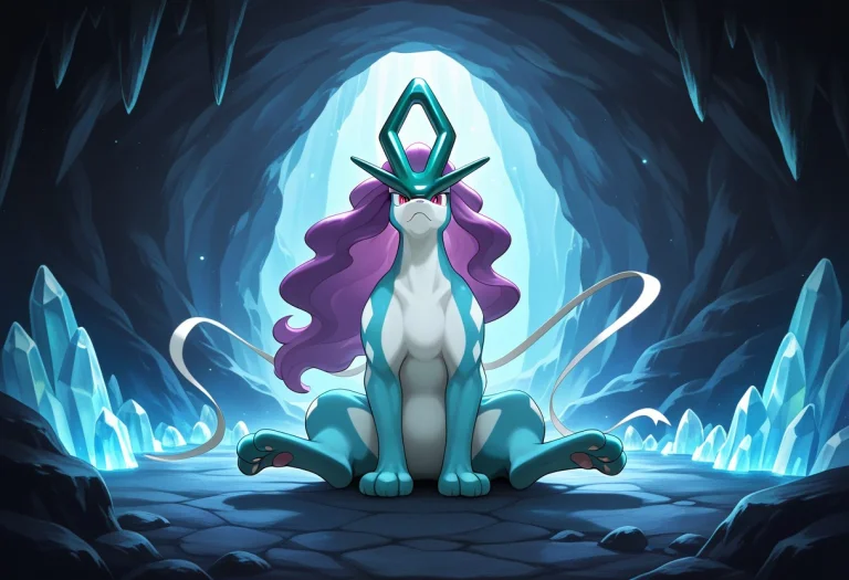 1character, Solo, Suicune Pokemon, Sitting1.2, Sphynx Pose,...