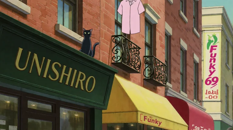 Ctrtrns2002, A Sleek Black Cat Perches Atop A Dark Green Sig...