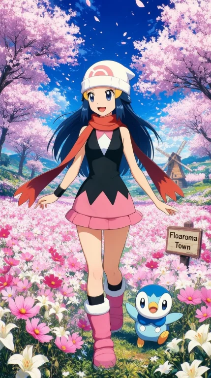 Score9, Score8up, Score7up, Sourceanime, 1female, Dawn Pokem...
