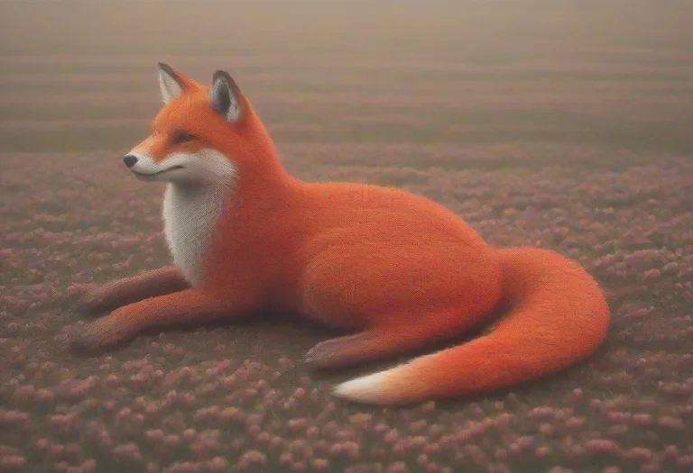 Fox, Made Of Tulips. Toilet, Pizza, Skate In A Book Thats No...