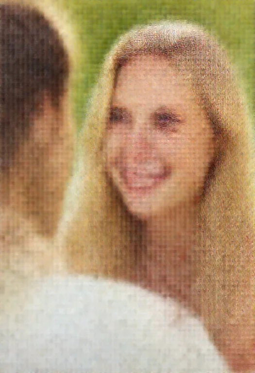 Blonde Freckled Woman Happy To See Her Loved One