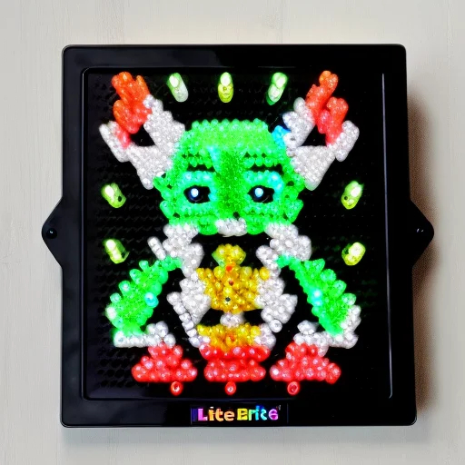Litebrite Baby Yoda